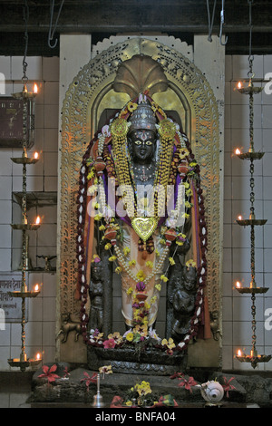 Statue of Laxmi-Narayan. WalawalTemple. Place- Walawal, Sindhudurg Dist. (Maharashtra) Stock Photo