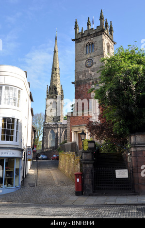 St Julian's and St Alkmund's Churches, Shrewsbury Stock Photo