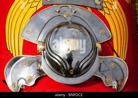 Roman Armour at a Reenactment Festival Stock Photo