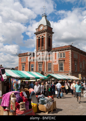 Market Square in Chesterfield, Derbyshire England UK Stock Photo