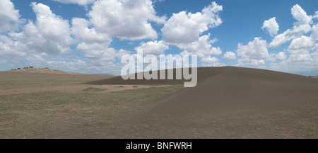 Shifting Sands dune at Olduvai Gorge in Ngorongoro Conservation Area Tanzania Stock Photo