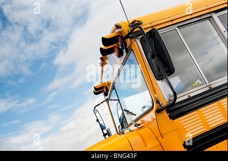 Wayne school bus. American school bus Stock Photo