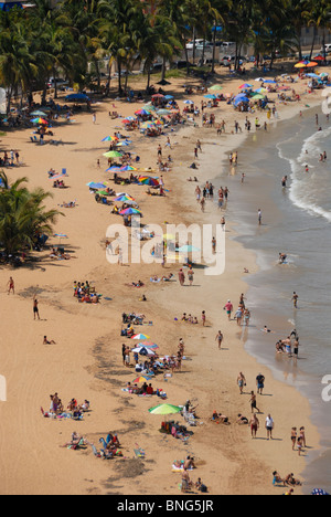 El Balneario de Luquillo, Playa Azul, Luquillo, Puerto Rico Stock Photo