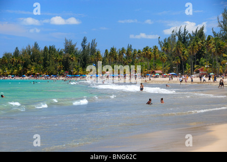 Luquillo Beach,  behind Kioskos, Puerto Rico Stock Photo