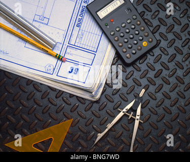 Architect'sTools Stock Photo