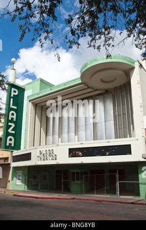 Texas, Laredo. Plaza Theater in Old Historic District of Laredo Stock ...