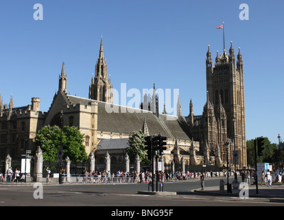 Parliament Square Westminster London summer 2010 Stock Photo