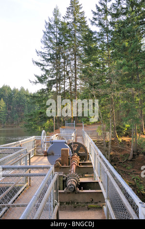 Scene from Lacamas Park in Vancouver, Washington State, USA. Stock Photo