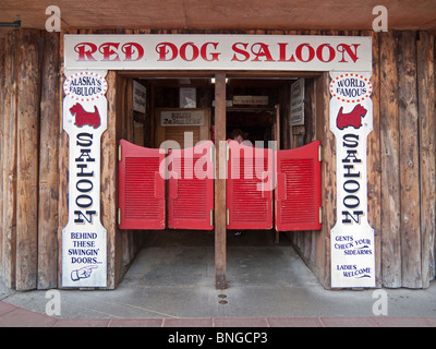 USA Alaska Juneau Red Dog Saloon Stock Photo