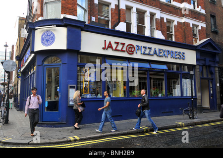 Jazz Club, Jazz @ Pizza Express, Dean Street, Soho, London, England Stock Photo