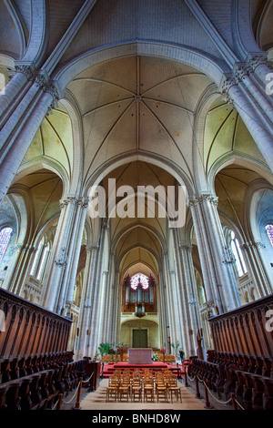 Europe, France, Vienne (86), Poitiers, Saint-Pierre Cathedral Stock Photo