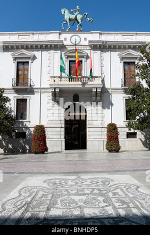 The Ayuntamiento or Town Hall building in Plaza del Carmen in Granada Andalucia Spain Europe Stock Photo