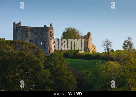 Llansteffan Castle Carmarthenshire West Wales Stock Photo