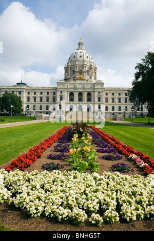 State Capitol of Minnesota in St. Paul. Stock Photo