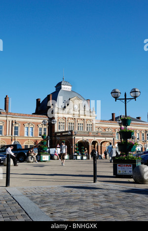 Norwich Railway Station, Norfolk, England Stock Photo