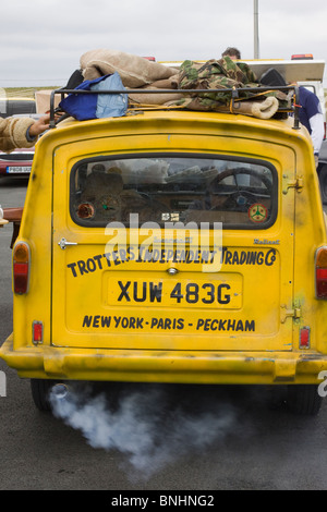 Del Boy's three wheeler Robin Reliant van as seen in TV's "Only Fools