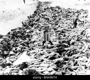 belsen concetration camp, 1945 Stock Photo: 37967326 - Alamy