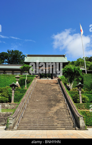 Suwa Jinja Nagasaki Kyushu island Japan Architecture Asia Entrance Exterior Gate Nagasaki City Nagasaki Prefecture Outdoor Stock Photo