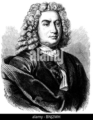 Daniel Bernoulli (8 February 1700 – 8 March 1782), Dutch-Swiss mathematician Stock Photo