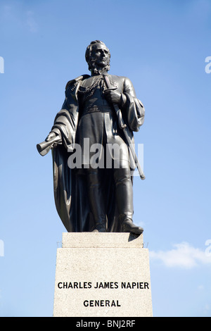 London, Trafalgar Square Statue of General Sir Charles James Napier on