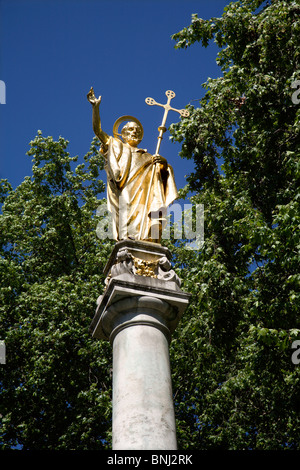 London - column of st. Paul by st. Pauls cathedral Stock Photo