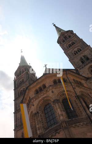 Dom, Domplatz, Bamberger dom, Cathedral, church, Bamberg, Bayern, Bavaria, Germany Stock Photo