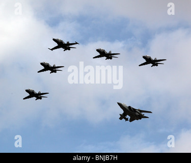 BAE Systems Hawk T1 and T2 Fairford Air Show 2010 Stock Photo