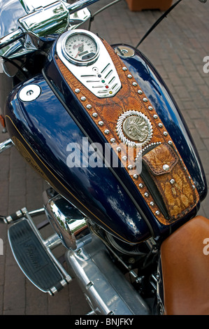 High end customized Indian motorcycle Stock Photo