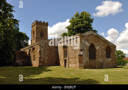 St. Mary and St. Leodegarius Church, Ashby St. Ledgers, Northamptonshire, England, UK Stock Photo
