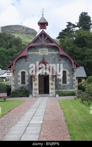 exterior of Dundurn Parish church St Fillans Scotland  July 2010 Stock Photo