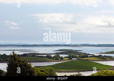 Strangford Lough near the town of  Killinchy, between Comber and Killyleagh, County Down, Northern Ireland, UK Stock Photo