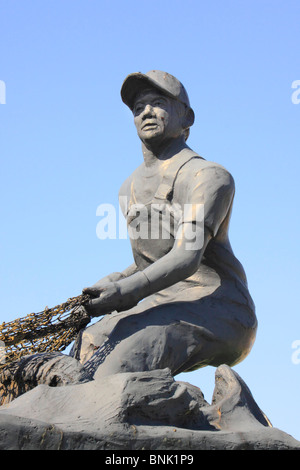 The Carolina Sounder sculpture on the waterfront at Morehead City, North Carolina, USA Stock Photo