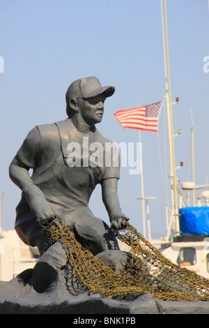 The Carolina Sounder sculpture on the waterfront at Morehead City, North Carolina, USA Stock Photo