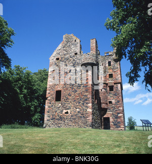 Greenknowe Tower, Near Gordon, Borders, Scotland Stock Photo