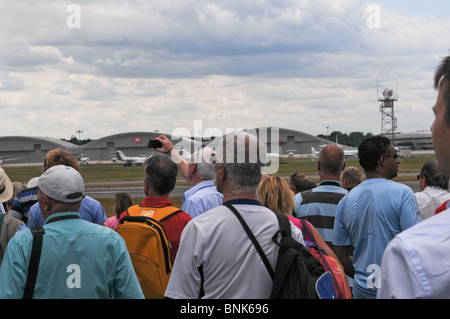 People at the Farnborough International Airshow 2010 Stock Photo