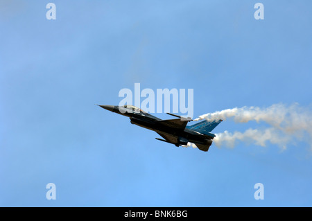Belgian Air Force General Dynamics F-16A MLU Fighting Falcon Stock Photo