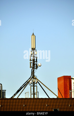 Object mobile phone antenna mobile phone transmitter mast Transmitter phone Phone mobile mobile phone communication Stock Photo