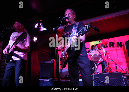 Les Sauterelles pop group music Swiss band group Liverpool Cavern club Liverpool England Swiss the Beatles appearance Toni Stock Photo