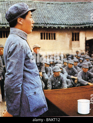 MAO-TSE TUNG (1893-1976) Chinese Communist leader during the Great March in 1934 Stock Photo