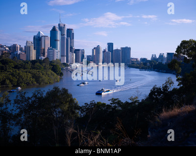 Brisbane Australia, cityscape from Kangaroo Point Stock Photo
