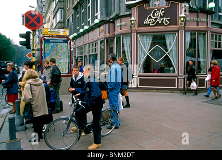 Belgians Belgian people Leysstraat The Meir city of Antwerp