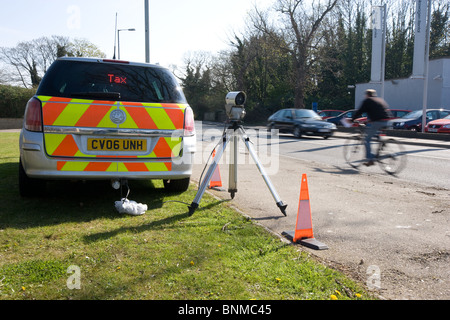 DVLA Mobile Road Tax Camera Stock Photo