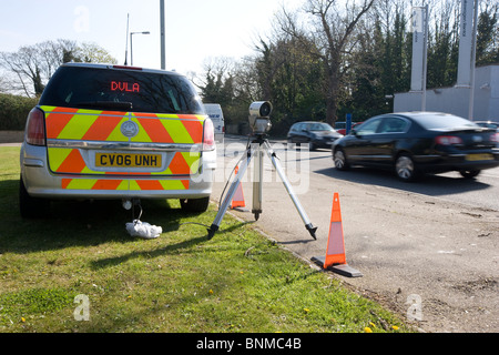 DVLA Mobile Road Tax Camera Stock Photo