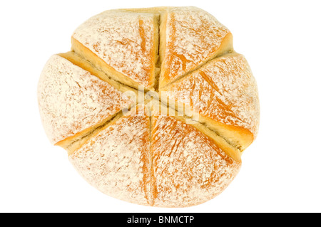 Farmhouse Windmill floured bread loaf Stock Photo