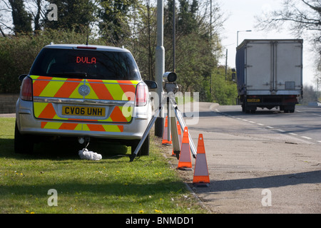 DVLA Mobile Road Tax Camera Stock Photo