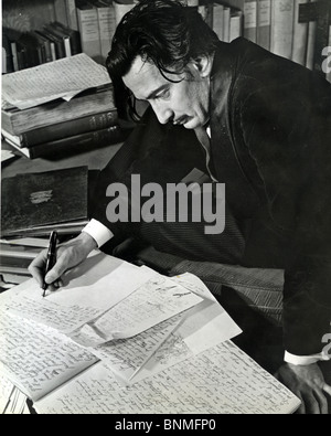 SALVADOR DALI (1984-89) Spanish artist writing his autobiography in 1940. See Description below