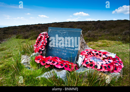 Bomber Command memorial on Brown Clee Hill, Shropshire, England Stock Photo