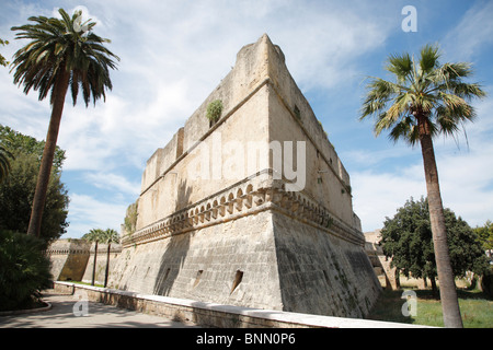 Castle, Castello Svevo, Bari, Puglia, Italy Stock Photo