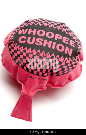 Inflated rubber whoopee cushion Stock Photo