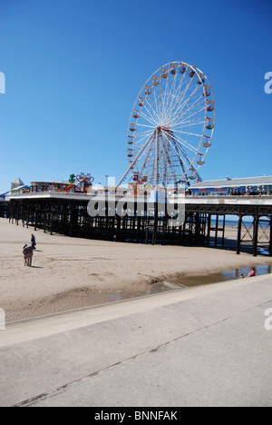 Big wheel on Blackpool pier Stock Photo